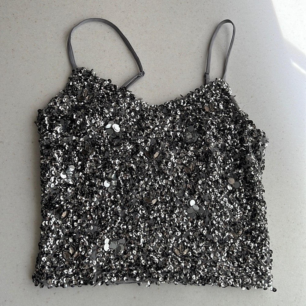 Silver Gem tank top 💎